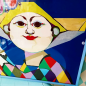 Preview: altes dänisches Bild - Tivoli (Pierrot)