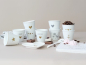 Preview: Espressotasse - Herzen gold