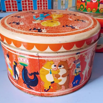 Preview: alte dänische Blechdose - Zirkus (ausverkauft!)