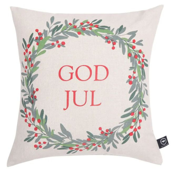 Kissen - God Jul (Kranz)