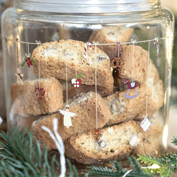 Preview: Vorratsglas - dänische Weihnachtsgirlande