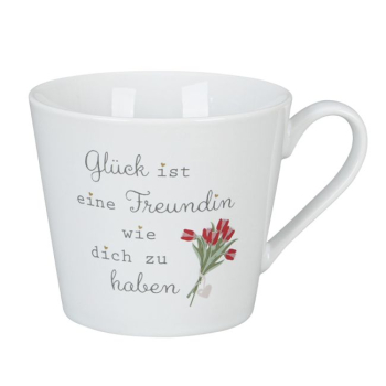 Tasse - Glück ist eine Freundin...