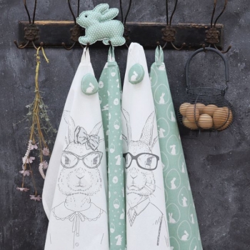 Preview: Anhänger - Stoff-Hase