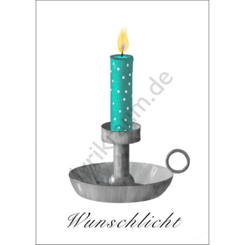 Postkarte - Wunschlicht