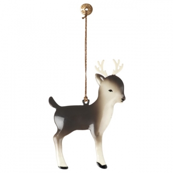 Anhänger - Bambi mit Geweih (Metall)