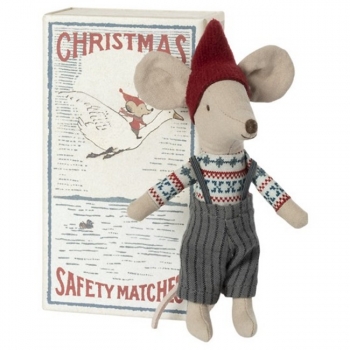 Stoff-Maus (Big brother) - Christmas mouse