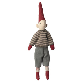 Stoff-Wichtel (Climbing / Kletter) - Junge mit Streifen-Pullover