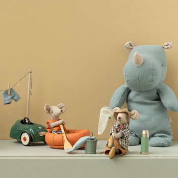 Preview: Angel-Set - Fischnetz, Eimer & Fisch