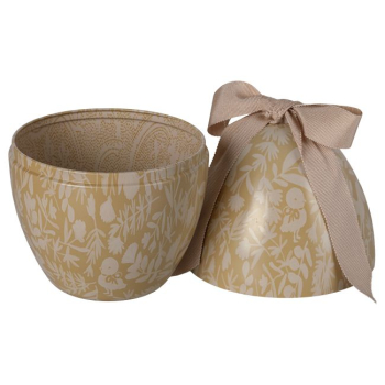 Preview: Blechdose - Osterei mit Schleife (gelb)