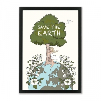Poster - Save the earth (DIN A4)