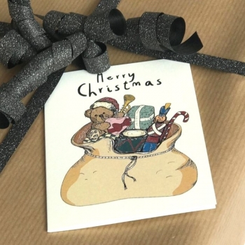 Mini-Klappkarte - Christmas (Geschenke)