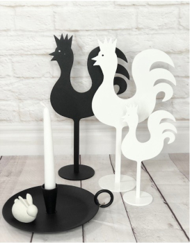 Preview: Deko-Hase (Holz) - weiß