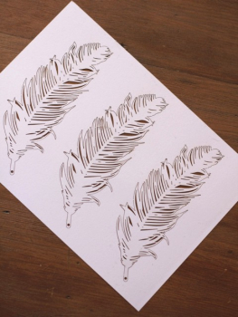 Preview: Anhänger-Set - Federn (3 Stück)