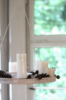 Preview: Tablett zum Hängen oder Stellen - shabby white