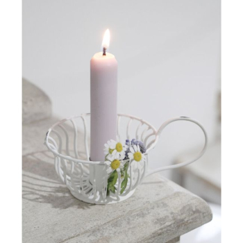 Kerzenhalter - Draht-Tasse (Stabkerze)