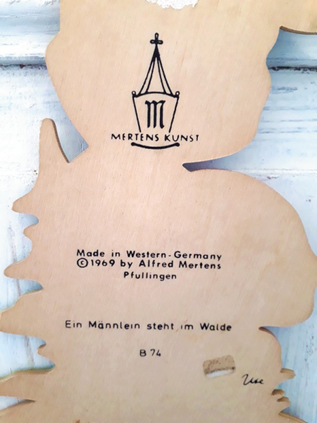 altes Wandbild - Ein Männlein steht...