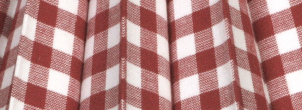 Lampenschirm - Karo rot (E14)