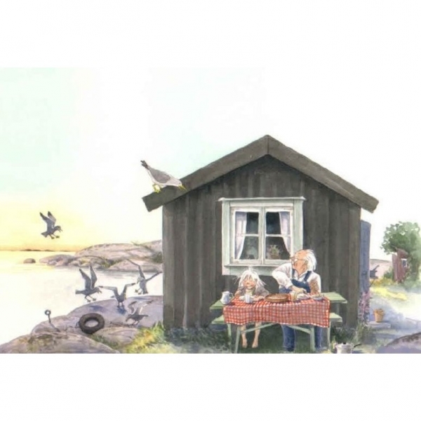 Postkarte - Storm-Stina (Haus)