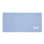 Stoff-Serviette - Karo hellblau
