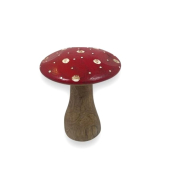 Fliegenpilz Amanita rot - Holz (klein)