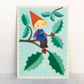 Postkarte - Weihnachtswichtel