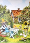Postkarte (A4) - Findus (Pfannkuchentorte)