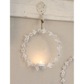 Teelichthalter-Kranz S - Gänseblümchen